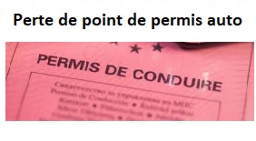 minoration des points sur son permis de conduire