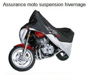 Assurance moto suspension hivernage