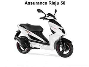 garanties conducteur auto et assurance scooter Rieju 50cc