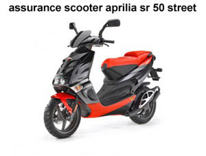 assurance scooter aprilia sr 50 street