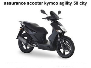 assurance scooter kymco agility 50 city