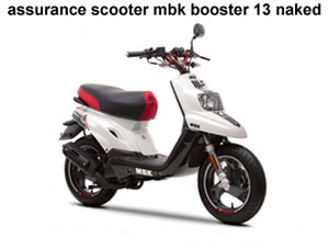 assurance scooter mbk booster 13 naked