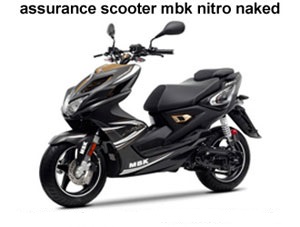 assurance scooter mbk nitro
