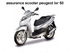 assurance scooter Peugeot lxr 50