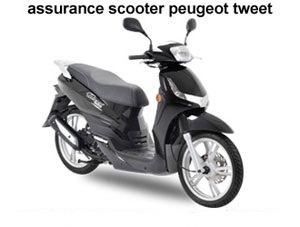 assurance scooter Peugeot tweet