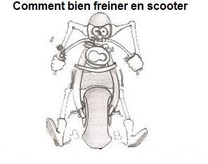 Comment bien freiner en scooter