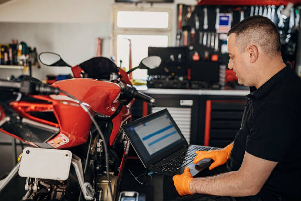 Contrôle technique d'une moto
