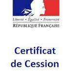 Certificat de cession