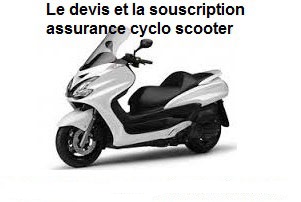 Le devis et la souscription assurance cyclo scooter