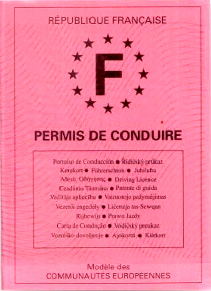 Permis de conduire français