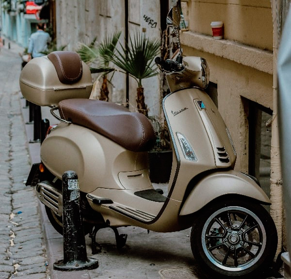 Détails des options et accessoires pour scooter