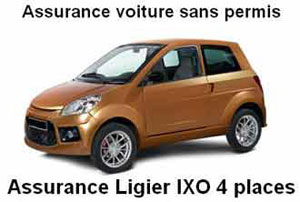 Assurance voiturette Ligier IXO 4 places