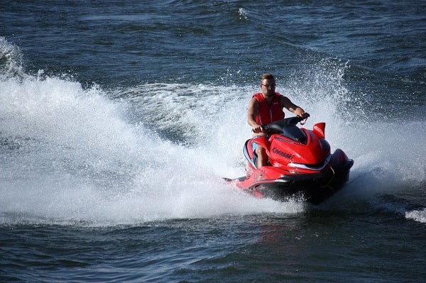 mode d'utilisation du jet ski a bras