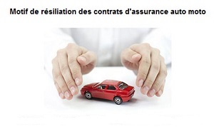 Motif de résiliation des contrats d’assurance auto moto