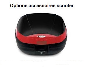 Les options et accessoires d'un scooter