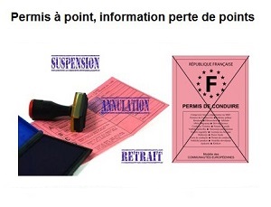 information perte de points