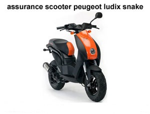Assurance scooter 50 Peugeot ludix snake