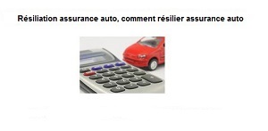 résiliation assurance auto lettre de résiliation préavis