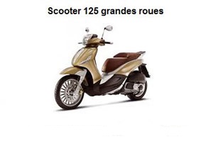 scooter 125 grandes roues