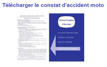 Télécharger constat amiable accident assurance moto