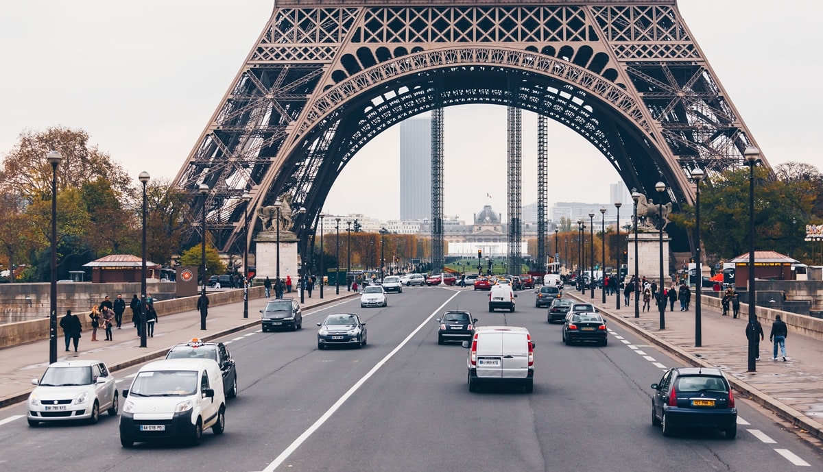 Voie de covoiturage à Paris