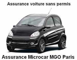 Assurance voiturette Microcar MGO Paris